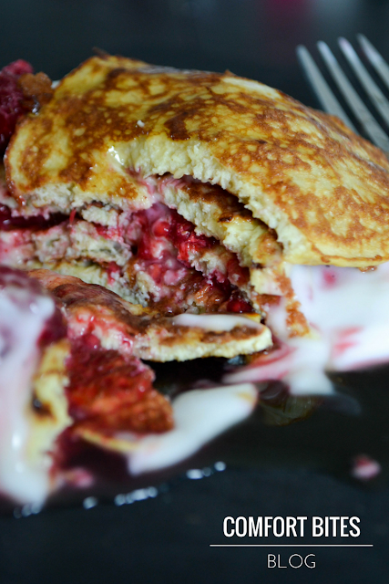 Paleo Raspberry Banana Pancake Stack Dairy Free Gluten Free Nut Free Paleo Raspberry Banana Pancake Stack Dairy Free Gluten Free Nut Free