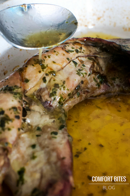 Butter Roasted Wild Rabbit Recipe with Honey Mustard Sauce