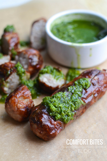 Wild Garlic Chimichurri - AIP paleo dairyfree low FODMAP