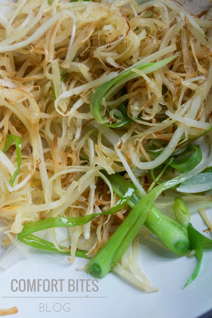 Crispy Fried Parsnip Noodles Chinese Style AIP paleo Crispy Fried Parsnip Noodles Chinese Style AIP paleo