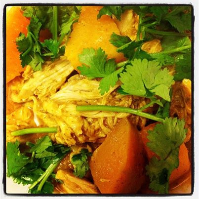 chicken and butternut coconut curry