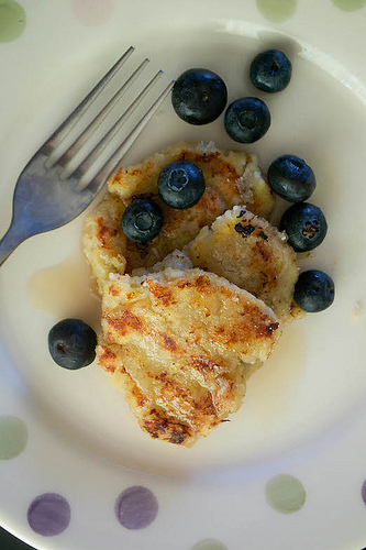 cocout and banana pancakes