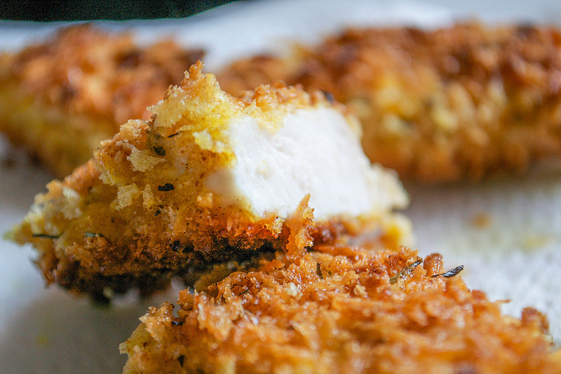 crispy breadcrumb chicken