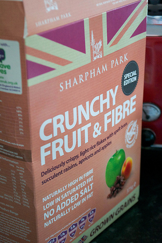 fruit and fibre sharpham park cereal