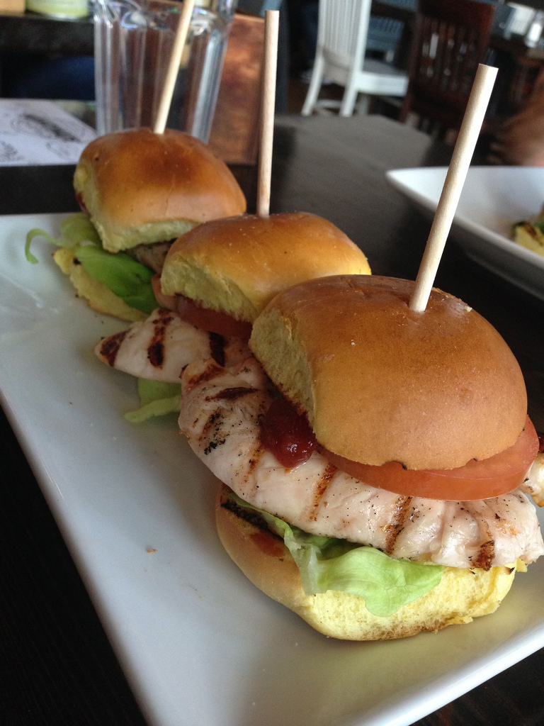 Chicken Sliders, Handmade Burger Co, Reading