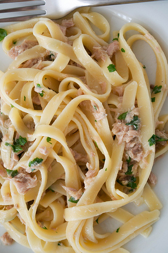 tuna and lemon pasta