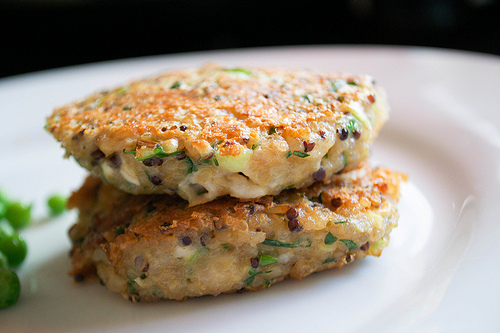 quinoa and goats cheese fritters