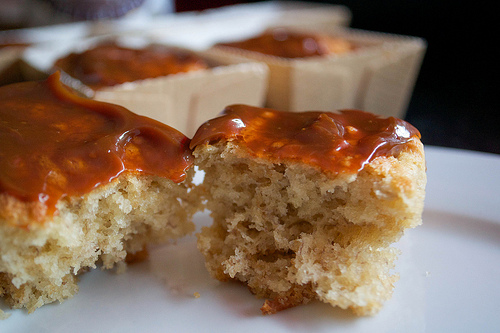 banana and dulce de leche mini loaf cakes 2