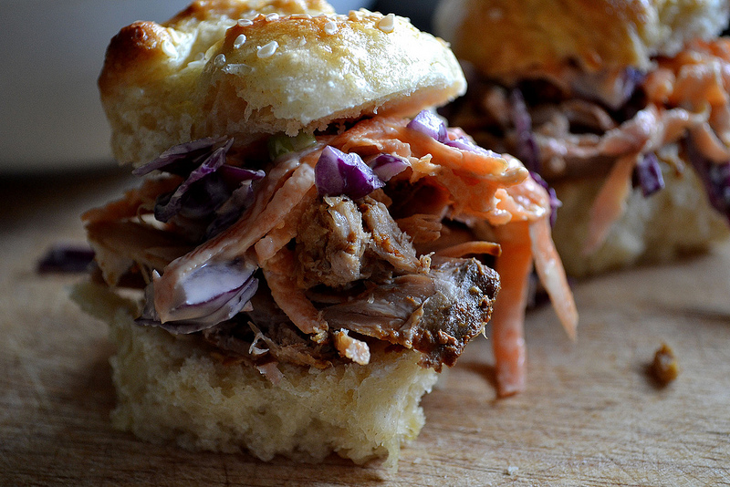 pork and coleslaw roll