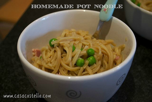 homemade pot noodle