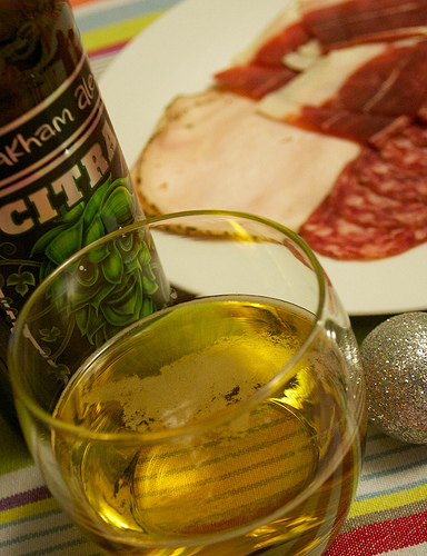 oakham ale citra with deli meats