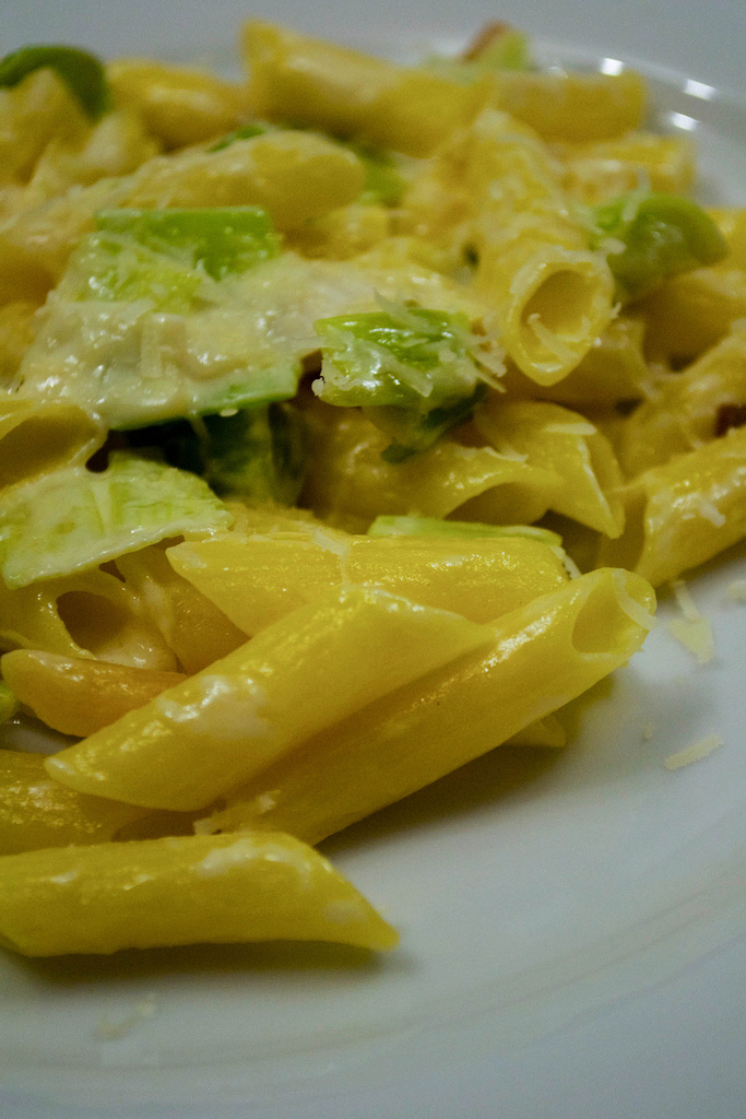 comte with pasta