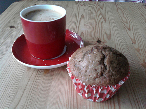 chocolate espresso muffins