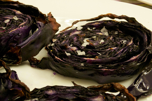 roasted red cabbage