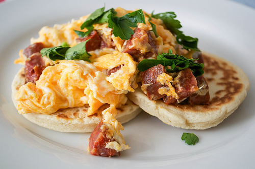 chorizo scrambled eggs