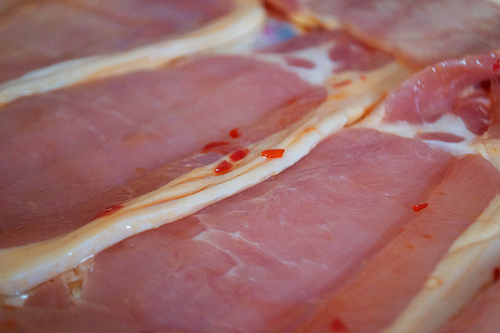 sweet chilli cured bacon