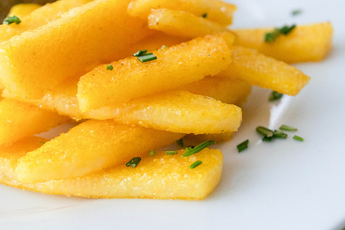 crispy polenta fries with rosemary