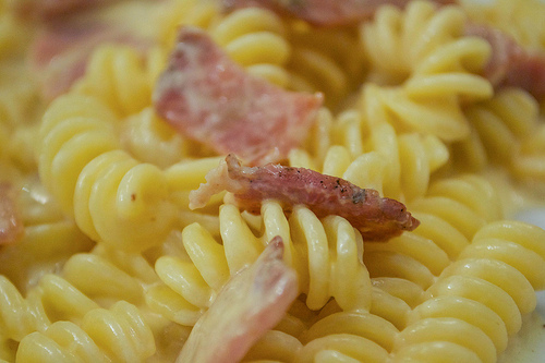 vanilla bacon carbonara