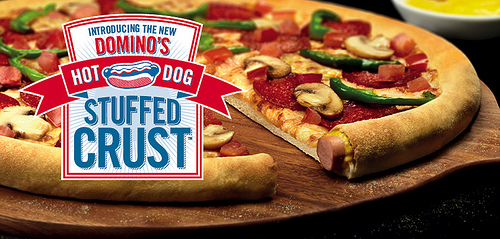 Hot Dog Stuffed Crust