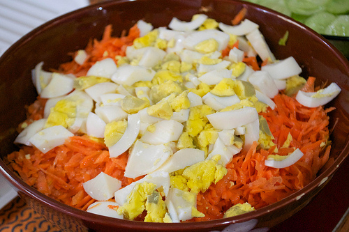 asado tio benicio carrot and egg