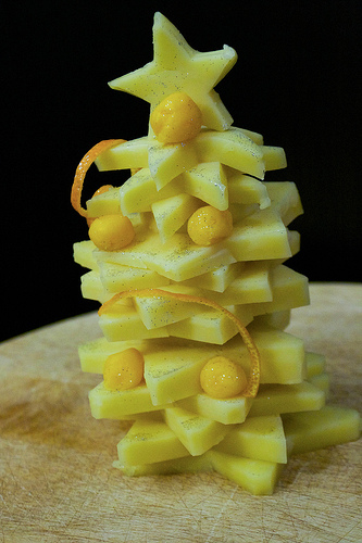 cheese christmas tree