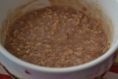 Nutella porridge