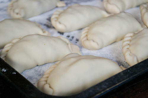 empanadas before baking