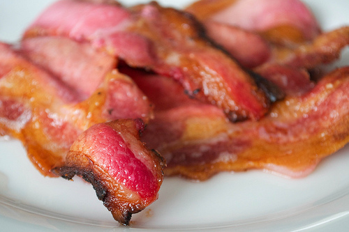 beetroot and black pepper bacon